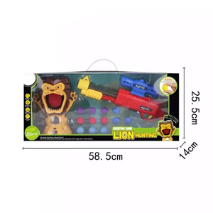 ست اسباب بازی تفنگ مدل شیر Shooting to Mouth Lion _اسباب بازی تفنگ